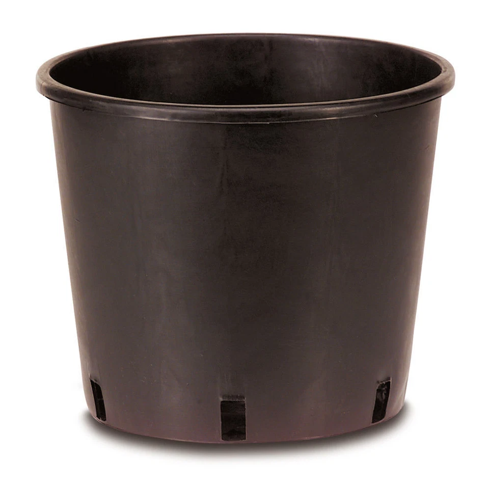 VASO VIVAIO NERO Ø 16 - 18 - 20 - 22 - 24 -26 - 28 - 30 - 33 ORTO O GIARDINAGGIO - Immagine 1 di 1