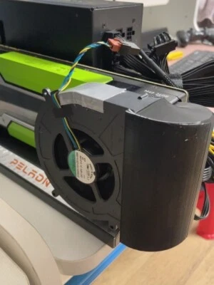 Nvidia Tesla U-shaped blower Fan Kit for Tesla K80 M40 P40 P100 V100 - Image 1 of 3