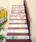 3D Pink Texture 1324NA Stair Risers Decoration Photo Mural Vinyl Wallpaper Fay