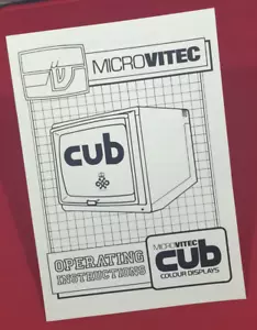 User Guide/ Manual For Microvitec Cub Colour Displays Monitor - Picture 1 of 3