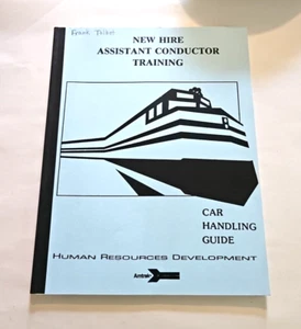 1985 Amtrak New Hire Assistant Conductor Car Handling Guide HR Booklet - Picture 1 of 6