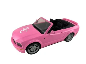 Barbie Ford Mustang GT Convertible Hot Pink Car Black Interior Mattel 2005 - Picture 1 of 16