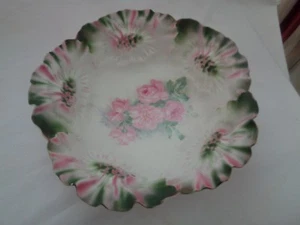Vintage R.S. Prussia Red Mark Decorative Bowl With Rose Motif - Picture 1 of 3