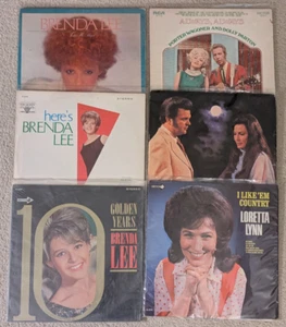 Women of Classic Country LP LOT: DOLLY PARTON/LORETTA LYNN/BRENDA LEE - Picture 1 of 24