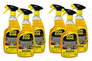 Goo Gone Automotive Adhesive Spray Gel Cleaner for Tires, Rims, 24 oz 6 Pack - Picture 1 of 5