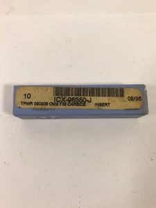 Hertel Carbide Inserts ICX-96350-J TPMR090208 CM2 Qty 10 - Picture 1 of 4