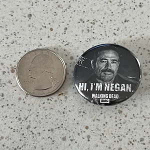 AMC The Walking Dead Hi I'm Negan Promo Pinback Button #47178 - Picture 1 of 2