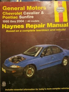 General Motors Cavalier Pontiac Sunfire 1995-2004Repair Manual Haynes 38016 - Picture 1 of 2