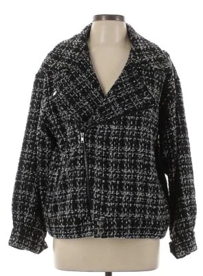 Chaqueta de motociclista Forever 21 pata de gallo M Foto 1 de 4