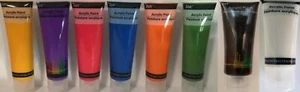Acrylic Paints Bright Colors 1.5, 2 or 3 oz/Tube, Select: Color & Size - Picture 1 of 18
