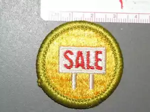 Insignia de mérito Boy Scout de venta (azul pb) circa '76-'02 2554R - Imagen 1 de 1