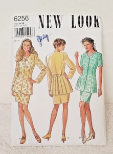 1994 New Look 6256 (Jacket Size 8-10) (Skirt Size 8-10-12-14) Pattern CUT 15 pcs - Picture 1 of 3