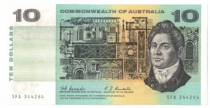 Australia 1967 diez dólares Coombs/Randall SFA 344264 $10 $10, UNC - Imagen 1 de 2