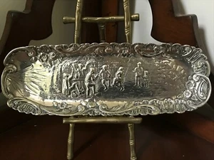 Wolf & Knell Hanau 800 Silver Repoussé Vanity Tray, Late 19th/ Early 20th C - Picture 1 of 11