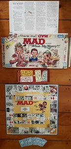 VINTAGE 1988 MAD MAGAZINE WHAT-ME WORRY? BOARD GAME By PARKER BROTHERS For Parts - Picture 1 of 9
