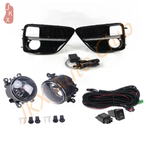  Biseles de luz diurna LED DRL + luces antiniebla + kit de interruptor p para 15-17 Subaru WRX | STi - Imagen 1 de 12