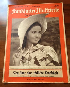 FRANKFURTER ILLUSTRIERTE N.50 1951 - SIEG UBER EINE TODLICHE KRANKHEIT - Picture 1 of 1