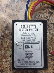 KB ELECTRONICS SOLID STATE MOTOR SWITCH MODEL KB-8 - Picture 1 of 2