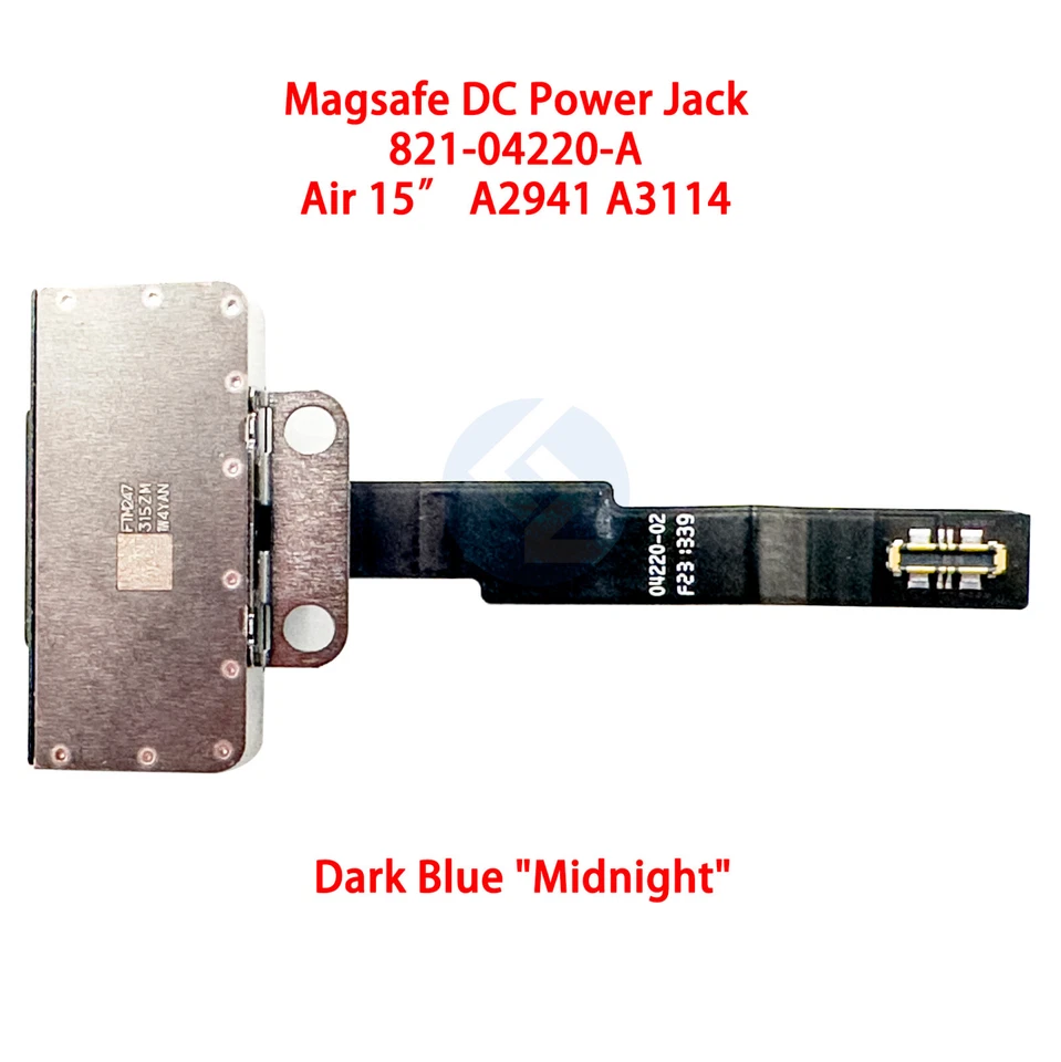 Apple MacBook Air A2941 2023 15" Genuine MagSafe DC IN Power Jack 821-04220-A