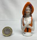  Porcelain Pincushion Lady Half Doll 14691