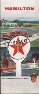 Texaco Road Map 1962: Hamilton NOS - Bild 1 von 1