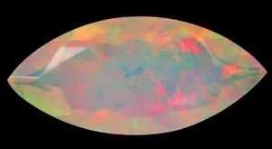 ETHIOPIAN WELO OPAL 12 x 6 MM MARQUISE MULTI FIRE FACETED CALIBRATED ALL NATURAL - Picture 1 of 1