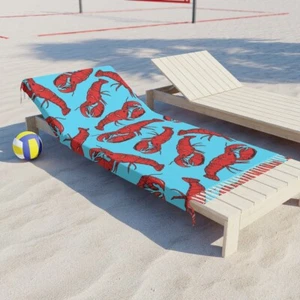 Strandtuch - Hummer - Bild 1 von 6