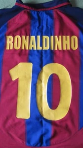 Camiseta Shirt Trikot BARCELONA Nike 10 RONALDINHO Season 2003 Size M Vintage - Imagen 1 de 7