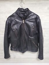 Longrider Leather Women's Genuine Leather Lined Riding Jacket Sz 3XL Zip Pockets