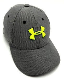 UNDER ARMOUR hat flexfit fitted gray cap - Child (4-6 years) size M - Picture 1 of 8