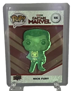 Funko Marvel Upper Deck Glow In The Dark Nick Fury #66 GITD 1:160 Rare Case Hit - Picture 1 of 7