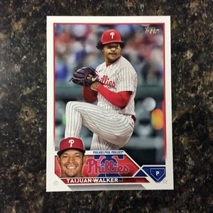 2023 Topps Serie 2 #355 Taijuan Walker Philadelphia Phillies 23/300 Paralelo - Imagen 1 de 2