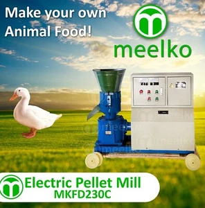 PELLET MILL 11kw ELECTRIC ENGINE 3MM DIE (Birds) - MKFD230C - Picture 1 of 7