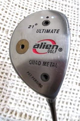 Alien Golf QUAD METAL ULTIMATE 21* Deg 4 Hybrid 42" RH ~ Reg Flex Graphite Shaft - Image 1 of 4