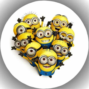 Tortenaufleger Geburtstag Party Tortenbild Fondant - Oblate Minions P57 - Bild 1 von 1