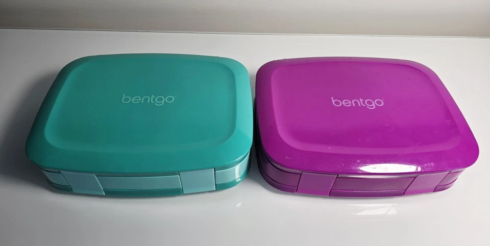 Bentgo Kids Ljnch коробка лот из 2 бирюзовый и фиолетовый - Изображение 1 из 4