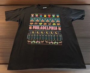 Vtg Rare Philadelphia ‘91 Single Stitch Silk Screen T-Shirt Men’s XL USA Tourist - Picture 1 of 16