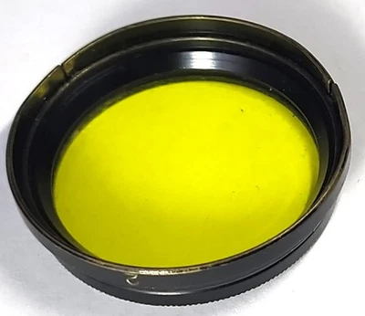 German YELLOW FILTER 2  D36 fo Collapsible lens Elmar I-22  I-50 etc - Image 1 of 2