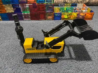 TONKA Back Hoe Excavator, 2012 Hasbro 92534, Front End Loader Backhoe, - Image 1 of 4