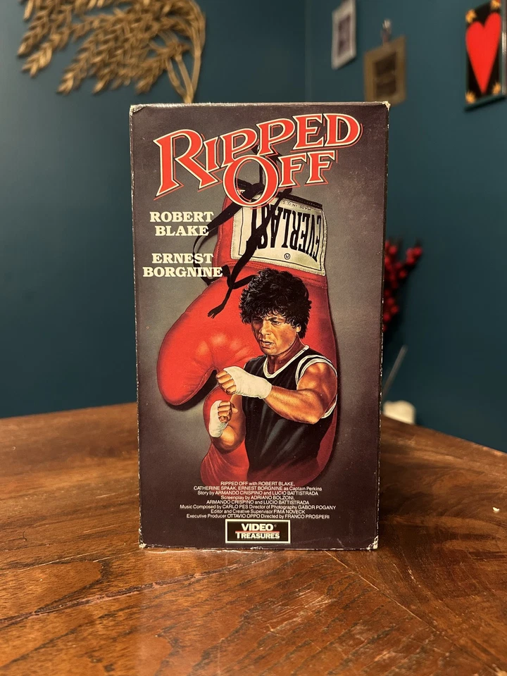 Ripped Off (VHS, 1990, Video Treasures) Robert Blake - Ernest Borgnine - Boxing - Image 1 of 1