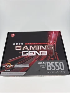 Msi B550 Gaming Gen3 Gaming Mainboard (amd Ryzen 5000 Series, Am4, Ddr4, PCIE - Bild 1 von 7