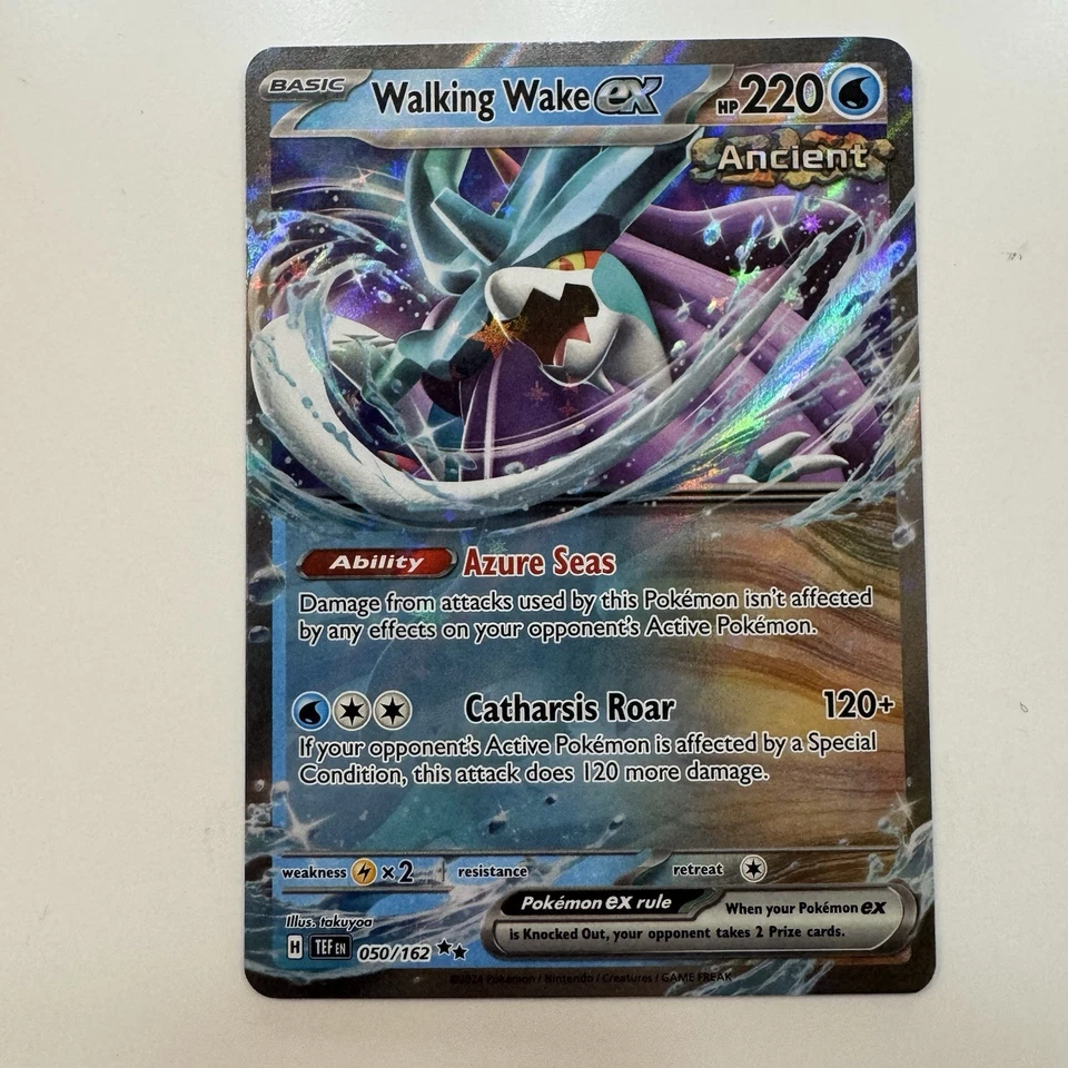 Walking Wake ex 050 - SV05: Temporal Forces Double Rare 050/162 Pokémon - Image 1 of 1