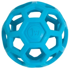 JW Pet HOLEE ROLLER BALL Dog Chew Treat Fetch Bouncy Toy MEDIUM 5 inch - 2 Pack - Picture 1 of 7
