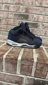 Kids Grade School Jordam 5 Retro Midnight Blue Size 3.5y - Picture 1 of 10