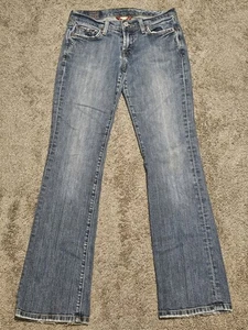 Lucky Brand Easy Rider Jeans Women Size 0/25 Button Fly Medium Wash Made in USA - Picture 1 of 10