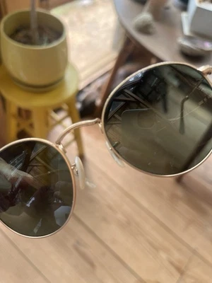 Ray-Ban P 3447 Round Metal Unisex Sunglasses With Hard Protective Lined Case - Image 1 of 4