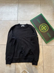 Jersey Stone Island negro pequeño para hombre - Imagen 1 de 9