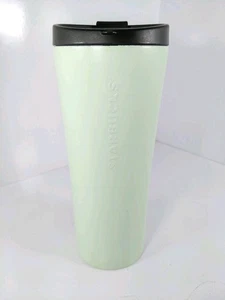 Starbucks Mint Green Stainless Tumbler 20oz Insulated Venti Flip Coffee Thermos - Picture 1 of 6
