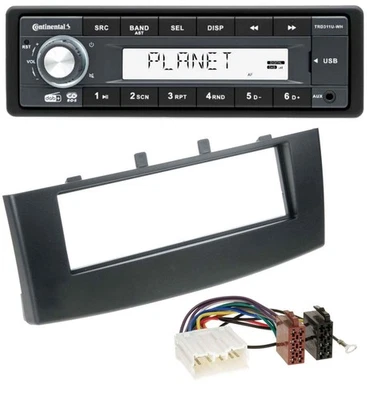 Continental MP3 AUX USB DAB 1DIN Autoradio für Mitsubishi Colt (ab 2009) - Bild 1 von 4