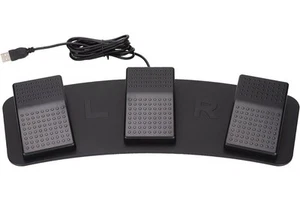 USB Triple Foot Switch Pedal Control PC Computer Game Keyboard Mouse - Picture 1 of 3
